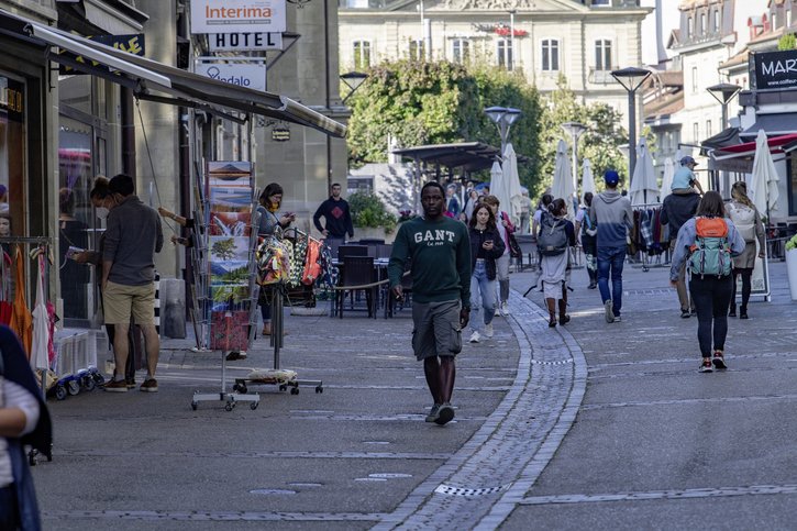 La ville de Fribourg va perdre un siège au Grand Conseil cet automne en raison de son recul démographique. © Lib/Alain Wicht
