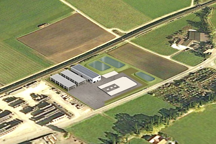 Une centrale géothermique est en projet depuis déjà dix ans sur la commune de Haute-Sorne.  © Géo-Energie Suisse SA
