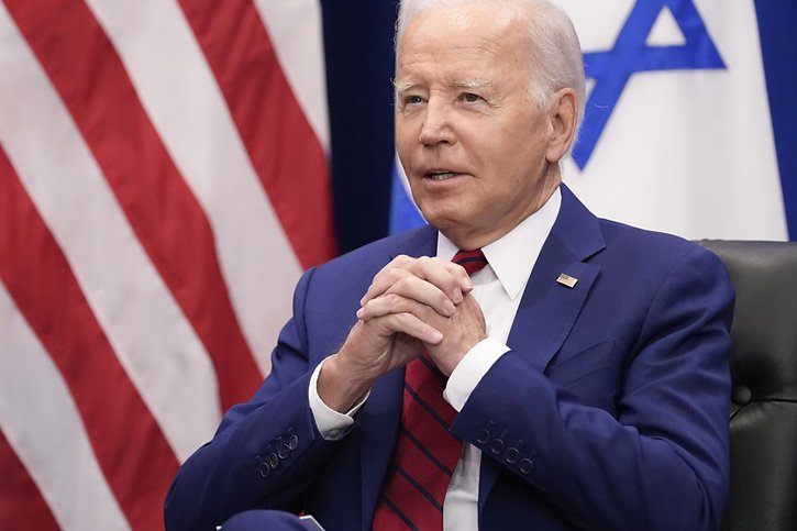 Le président américain Joe Biden va se rendre en Israël mercredi (archives). © KEYSTONE/AP/Susan Walsh