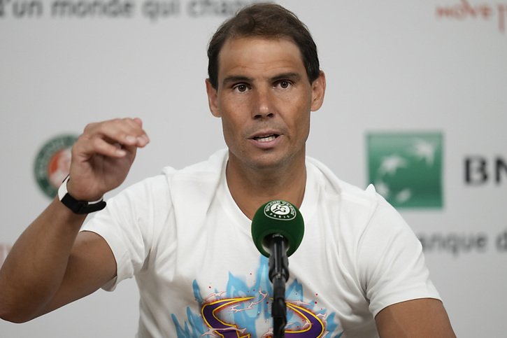 Un Rafael Nadal apaisé. © KEYSTONE/AP/Thibault Camus