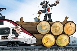 La France championne olympique du sabotage du réseau SNCF